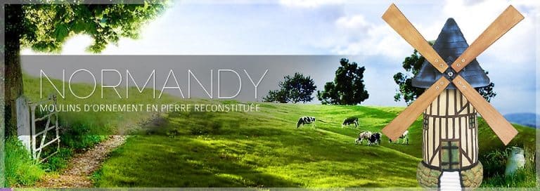 Moulins déco en pierre | AUBLET fabricant moulin déco jardin