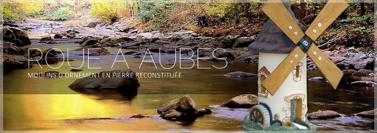 Moulins déco en pierre | AUBLET fabricant moulin déco jardin